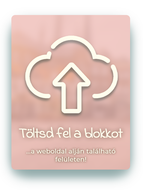 Töltsd fel a blokkot