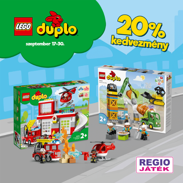 REGIO Játék: LEGO Duplo 20% kedvezmény