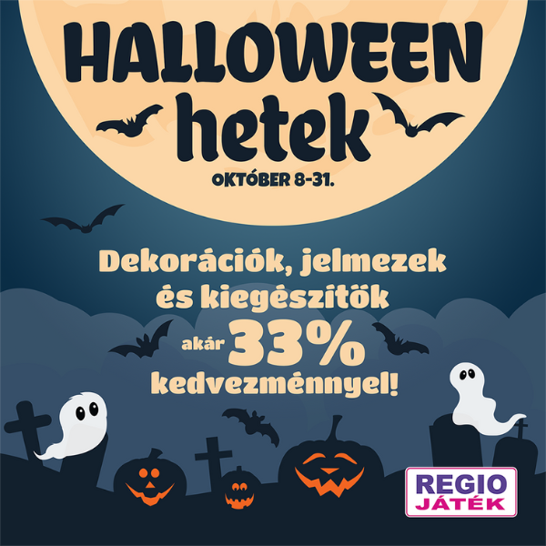 REGIO Játék: Halloween hetek