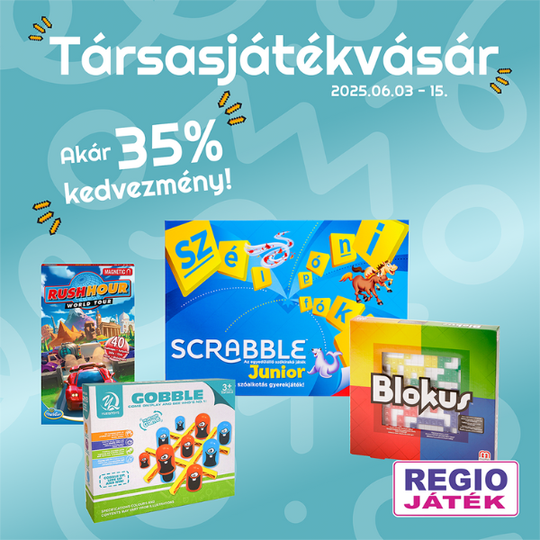 REGIO Játék: Akár 35% kedvezmény