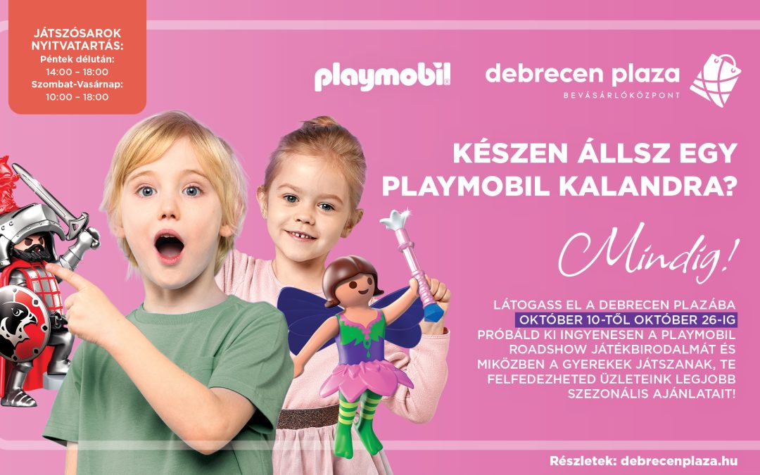 VÁR A VARÁZSLATOS PLAYMOBIL VILÁGA!