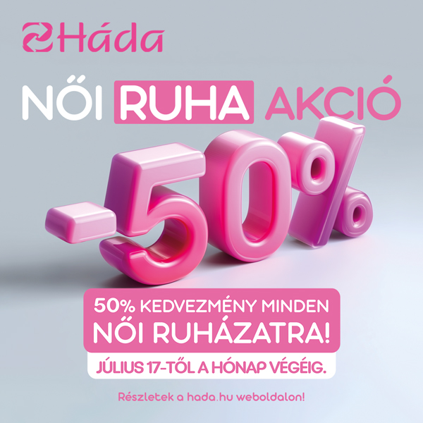 Háda: 50% kedvezmény